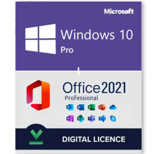 Microsoft Office 2021 + Windows 10 Professional | Lifetime License
